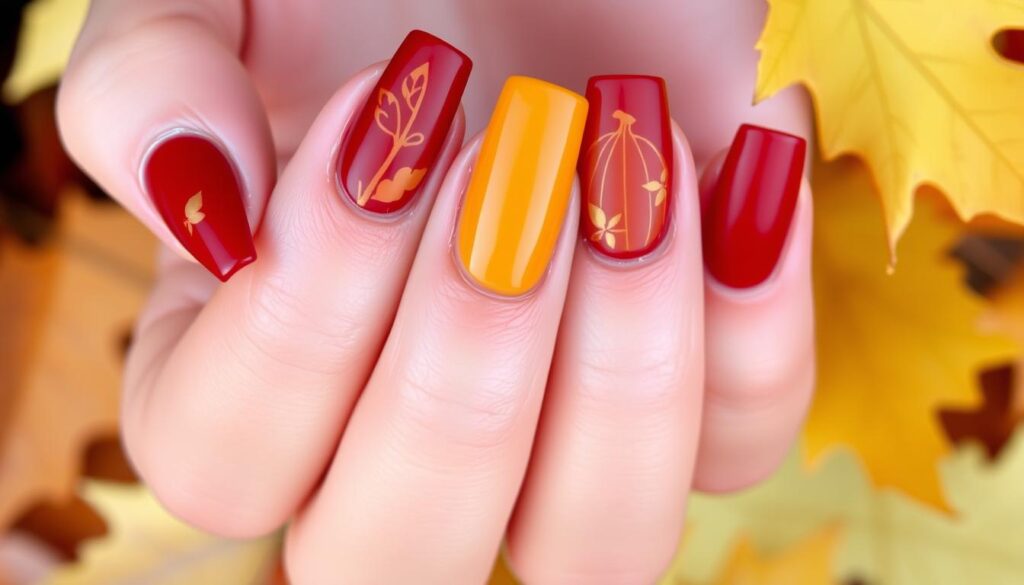 fall nail art