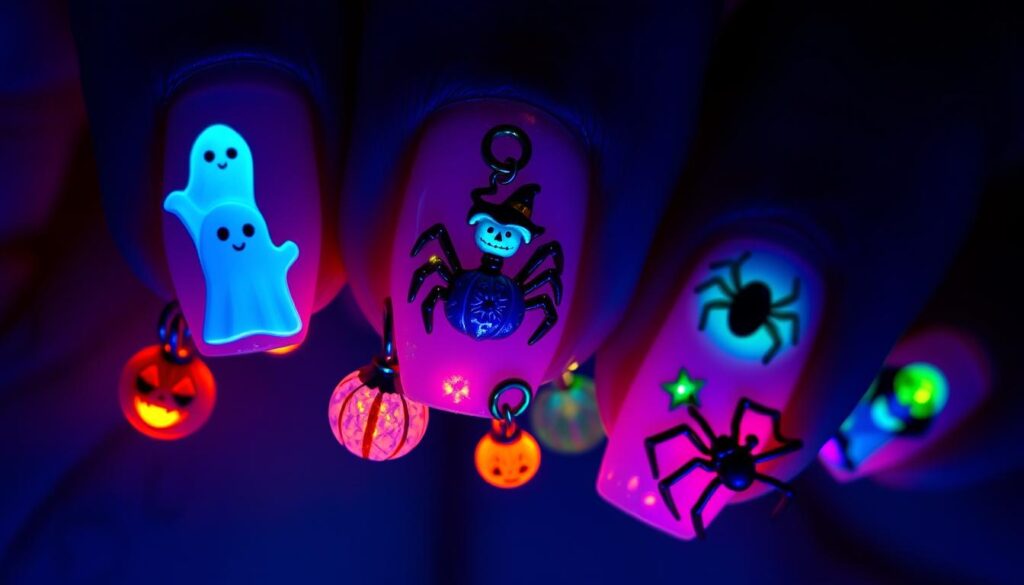 glow in the dark nails