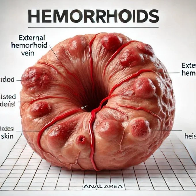 What causes hemorrhoids?